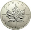 Изображение Серебряная монета "Канадский кленовый лист" 31,1 грамм 2012 год